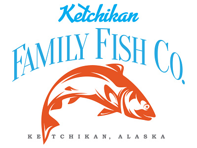 Ketchikan Family Fish Co Logo Design