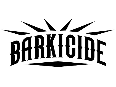 BARKICIDE LOGO by Blake Andujar barkicide blake andujar logo design dog barking logo