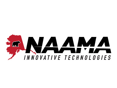 NAAMA Innovative Solutions Logo and Branding branding package government contracting logo design by blake andujar naama innovative technologies