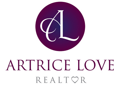 Artrice Love Realtor Logo Design artrice love realtor blake andujar logo design