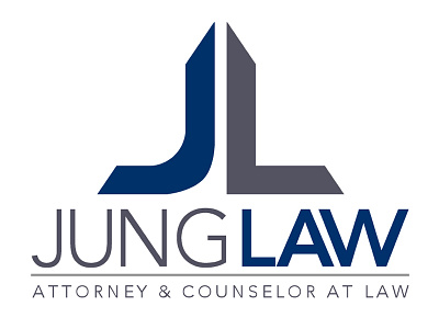 Jung Law Logo attorney law firm logo lawyer legal