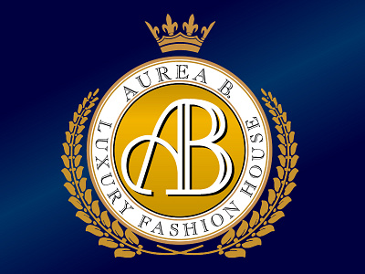 AUREA B. Luxury Fashion House Logo