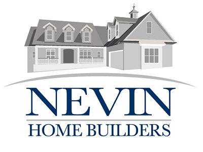 Nevin Home Builders logo design nevin home builders new home construction