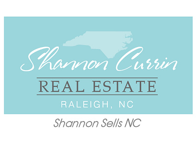 Shannon Currin Real Estate Logo Design logo design logo design by blake andujar nc raleigh real estate logo design shannon currin