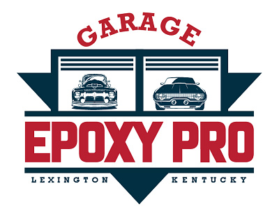 Garage Epoxy Pro Logo Design blake andujar garage epoxy pro logo design