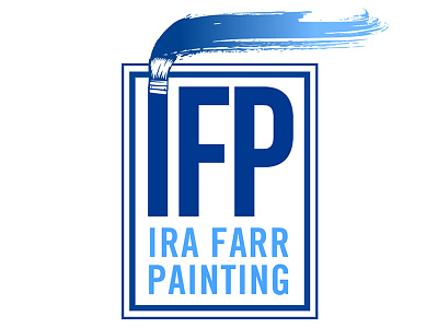 IFP - Ira Farr Painting Contractors Logo columbus ga ifp ira farr painting logo design by blake andujar paint contractor logo
