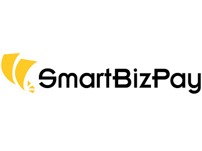 SmartBizPay Logo and website design blake andujar logo design financial logos smart biz pay smartbizpay