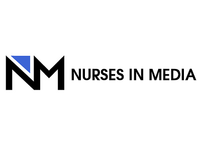 Nurses In Media Logo blake andujar logo design logo designer nim nurses in media logo