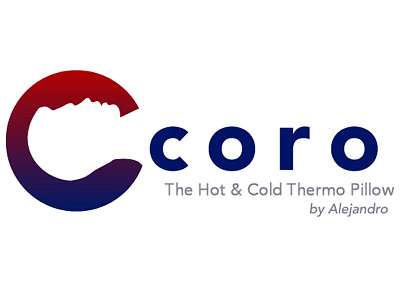 Coro Hot & Cold Thermo Pillow Logo coro hot cold thermo pillow coro pillow logo design by blake andujar