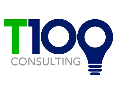 T100 Brand Consulting Firm Logo branding logo design by blake andujar t100 brand consulting firm