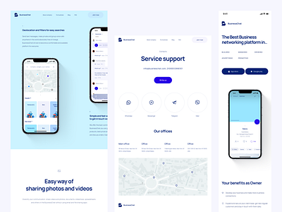 VVPROD: BusinessChat website branding design figma illustration logo ui uiux design ux web web design website design