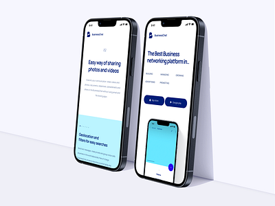 VVPROD: BusinessChat website branding design figma illustration logo ui uiux design ux web web design website design website development