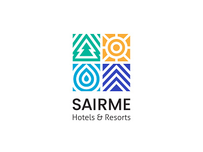 Sairme forest hotel logo mountain resort spa spring water sun tree water