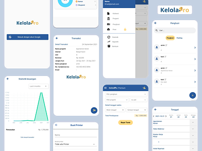 KelolaPro - PMS (Property Management App) Mobile Design app design management mobile property ui ux