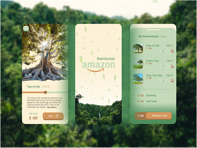 Amazon Rainforest - Amazon Redesign Marketplace Ecommerce Shop