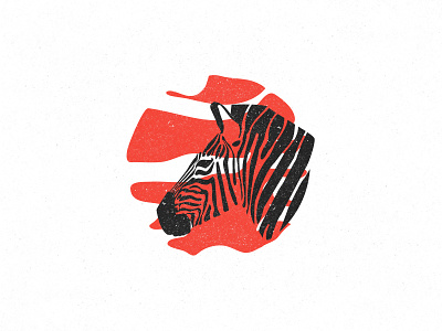 Zebra adobe africa design illustrator line logo logodesign zebra