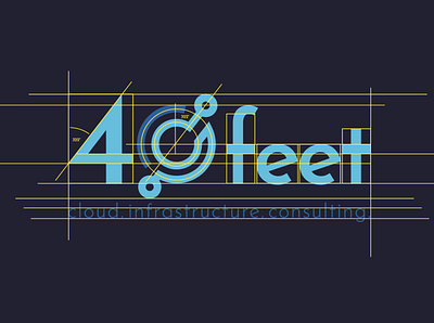 40feet Logo cloud construction logo logodesign snippet