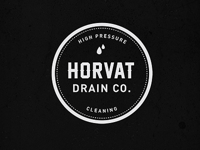 Horvat Drain Co. Logo logo