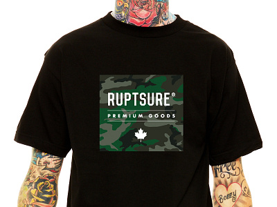 RUPTSURE® 💀 Green Box Camo T-shirt Design apparel tshirt tshirt design