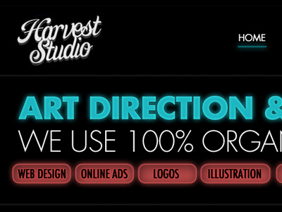 Harvest Studio - Homepage Detail