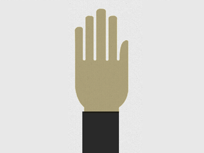 Hand Icon illustration resume