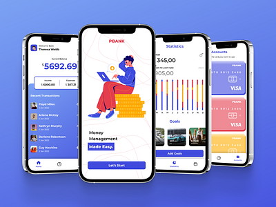 FINTECH APP/DASHBOARD app branding dashboard design figma finance fintech glassmorphism mvp ui uiux ux