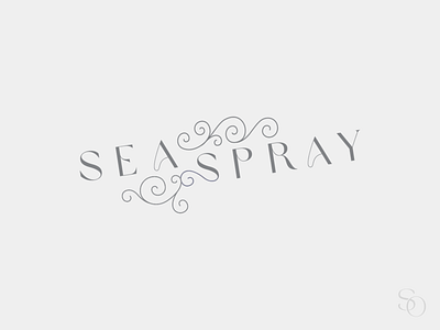 Sea Spray Logo branding design graphic design typography