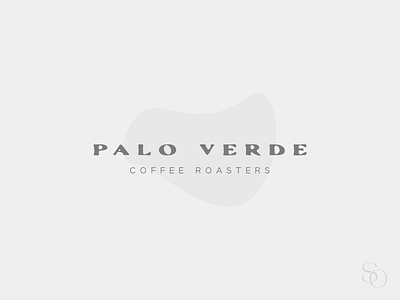 Palo Verde Coffee Roasters Logo branding graphic design typography
