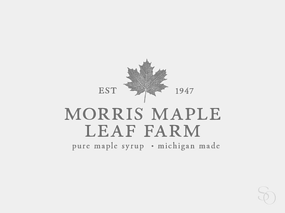 Morris Maple Leaf Branding 2021 branding design graphic design typography