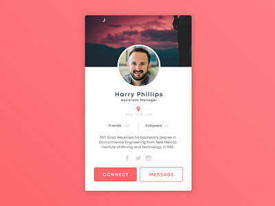 Daily UI 005 - Profile