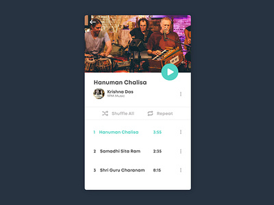 Daily UI 014 - Music player