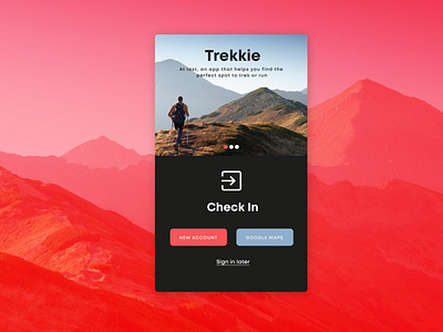 Daily UI 016 - Check in