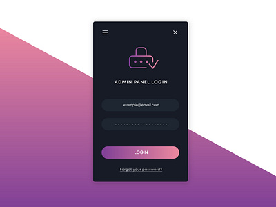 Daily UI 025 - Login app application concept design login login page mobile product design ui ui design ux web web design