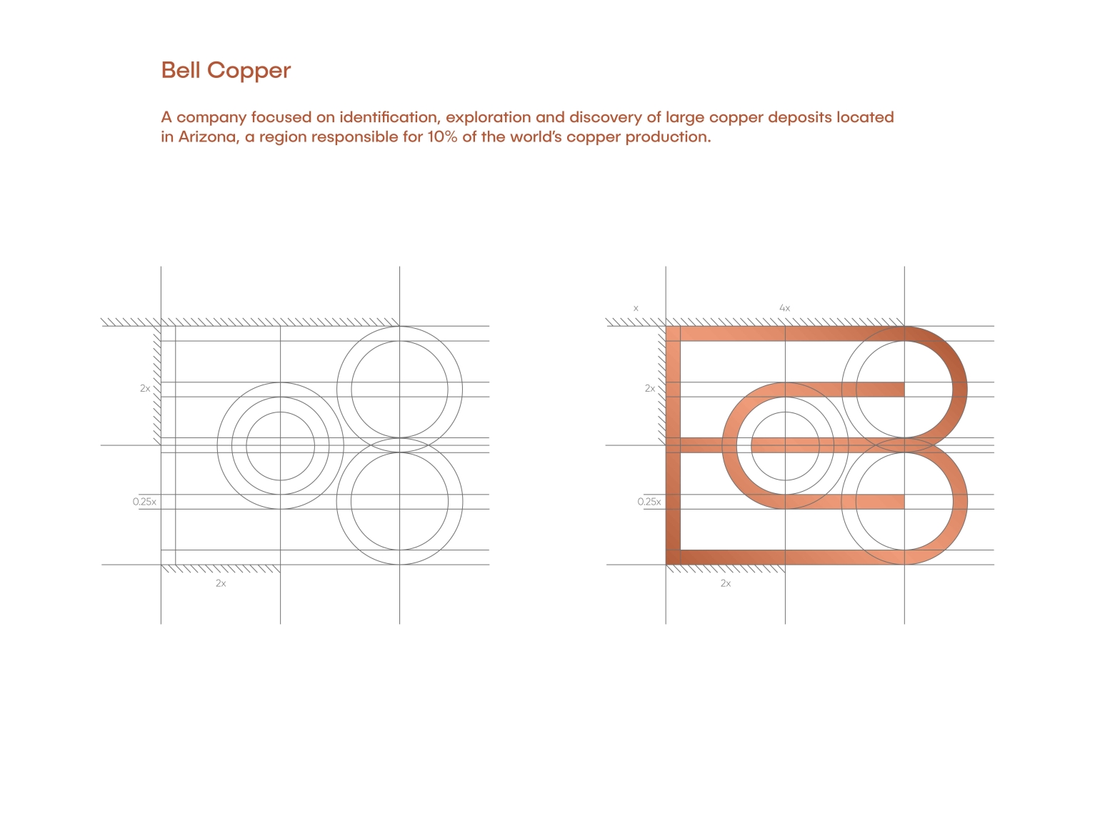 Bell Copper Logo & Branding (Grid) by Zoran Stefanovski on Dribbble