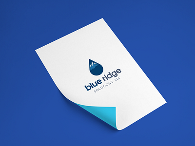 Blue Ridge Solutions, LLC Logo Mockup