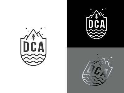 DCA logotype branding design logo vector