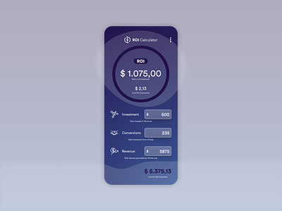 DailyUI 004 - Calculator