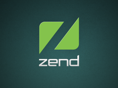 Zend branding green identity logo z