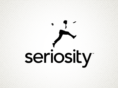 Seriosity branding figure identity logo silhouette