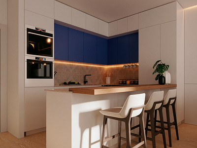 Archviz - Tiny studio 3d architeture archviz art cgi design interior kitchen