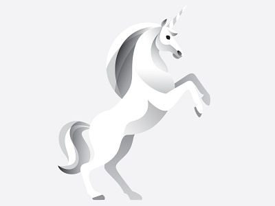 White unicorn illustration unicorn vector vector art white