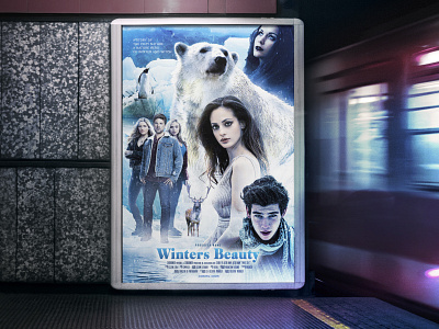 Movie poster bear beauty boy deer film poster ice love movie poster penguin snow