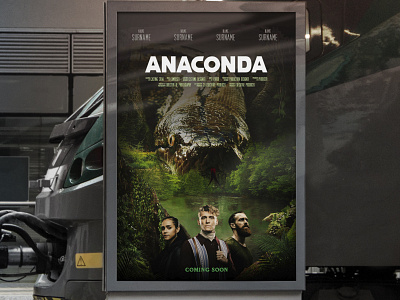 Movie Poster anaconda danger dark fear film poster lake men movie poster people sacre women