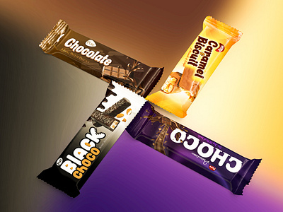 Chocolate Packet Design by Nur on Dribbble