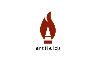 artfields logo artfields lake city logo paintbrush pencil