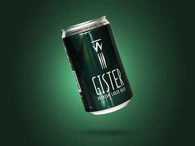 Gister Premium Lager Beer advertising adverts beer beer design creative ads graphic design label design lagervbeer premium
