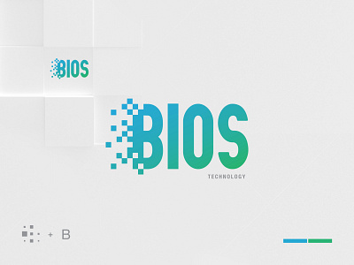 Bios Corporate Identity advertising company corporate identity graphic design it logo design pixel technology