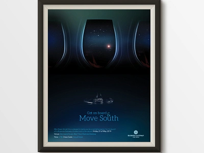 Mon Trésor Poster advertising airport branding creative ads graphic design invitation lounge plane poster wine