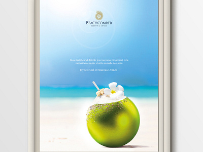 Beachcomber End of Year advertising adverts beach creative direction design graphic design holiday hotel new year poster summer