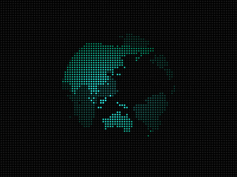 Glitching Globe aftereffects debut dribbble experiment glitch globe invite new